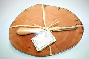 Huon Pine Cheese Board and Knife