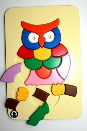 Raised Puzzle - Owl
