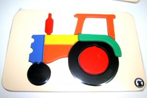 Raised Puzzle - Tractor